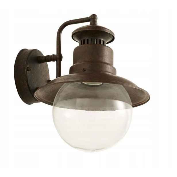 Nástěnná lampa Marie Mae IP44 retro hnědá