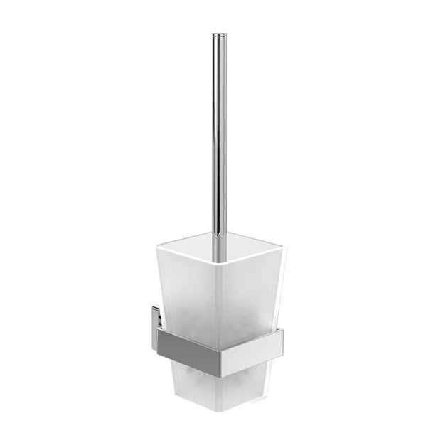 Villeroy & Boch Elements Striking - WC štětka nástěnná s držákem, sklo/chrom TVA15201700061