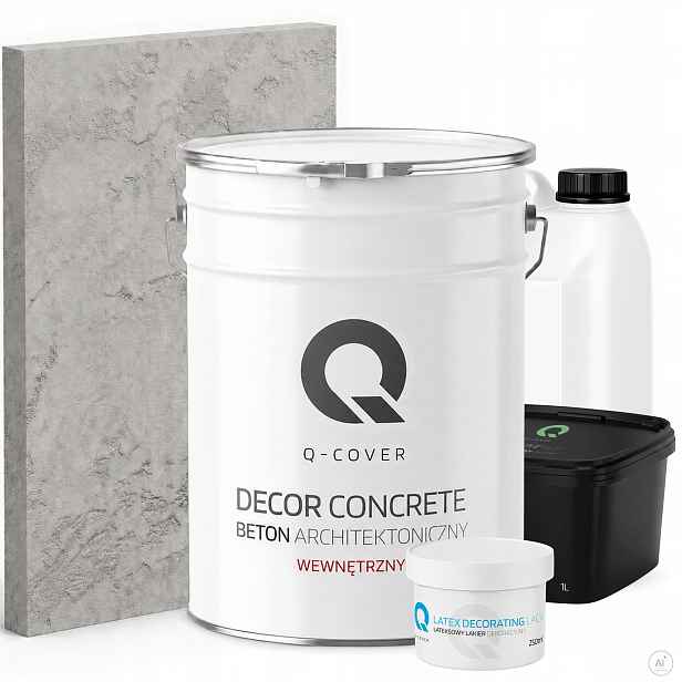 Vnitřní Architektonický Beton Set Šedý Přírodní F275 Komplet 10 m2