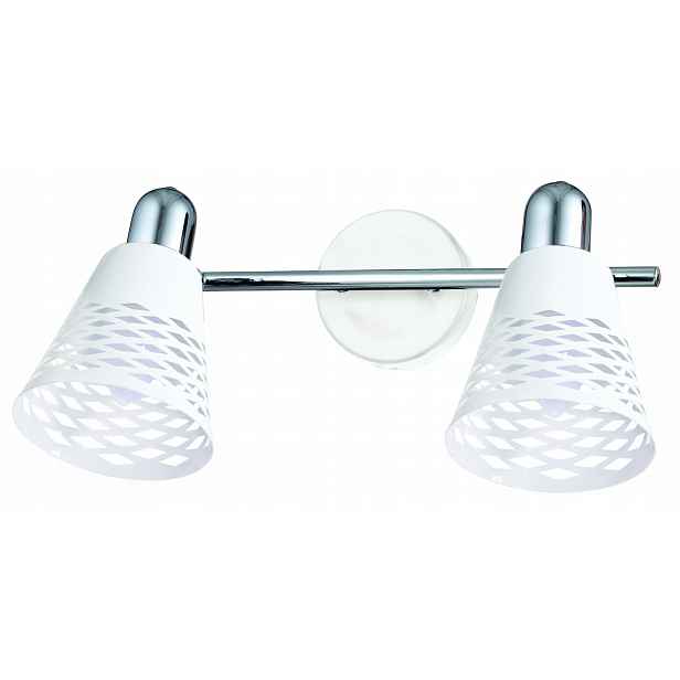 Chromově bílá lišta 2XE14 Discovery Candellux