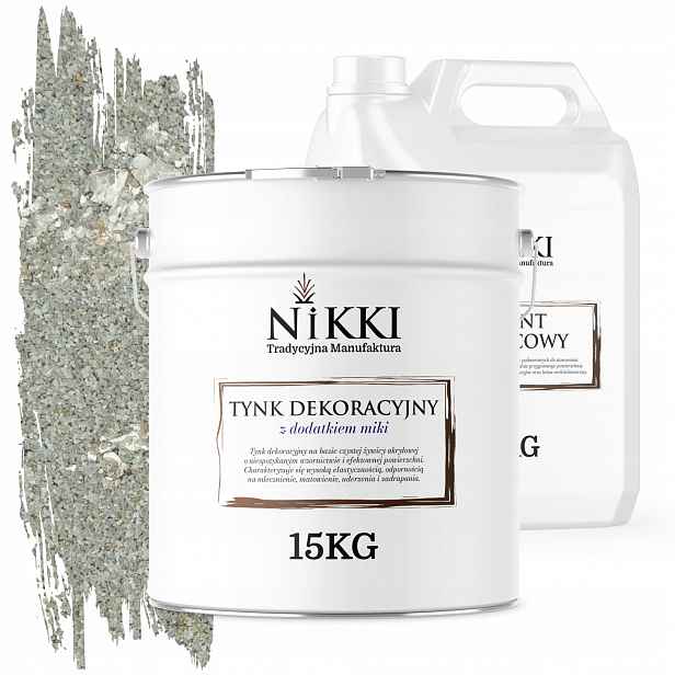 Dekorativní Omítka Vnější/vnitřní 15 Kg Šedá, Světle Stříbrná Slída D901+GRUNT