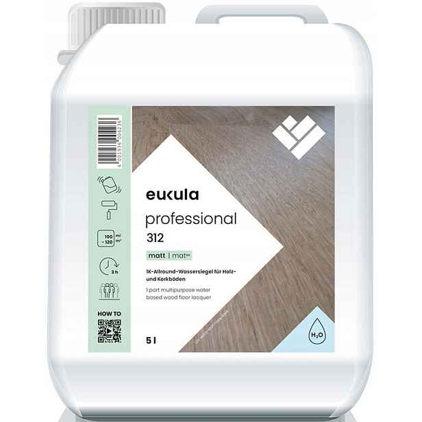 Eukula Professional 312 Mat 5L lak na dřevo a podlahy