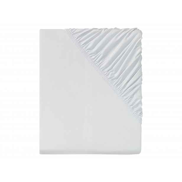 Livarno Home Žerzejové napínací prostěradlo, 180-200 x 200 cm (světle šedá)