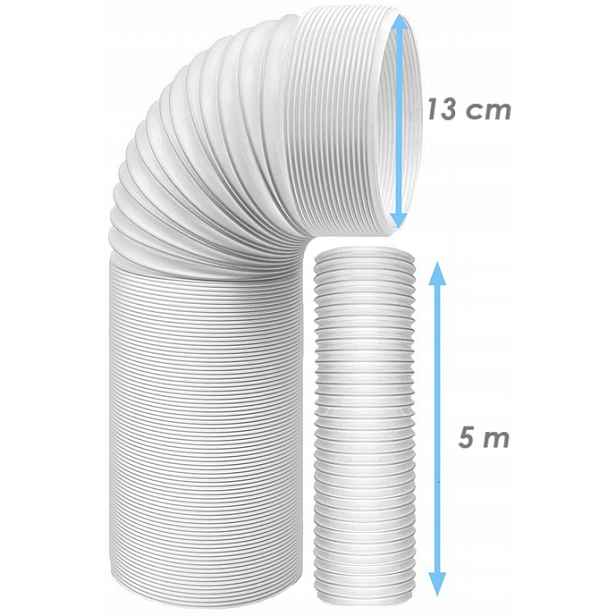 Trubka Pro Přenosnou Klimatizaci Délka 5 m Průměr 13 cm Silná Elastická
