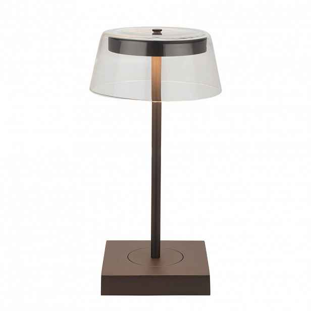 Dieter Knoll STOLNÍ LAMPA NA BATERIE, stmívač s regulačním kolečkem, 13,7/27 cm