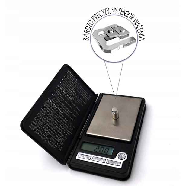 Mini Elektronická Klenotnická Váha 0,01 G 100 G LCD