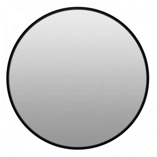 Zrcadlo nástěnné TELA černá průměr 50 cm