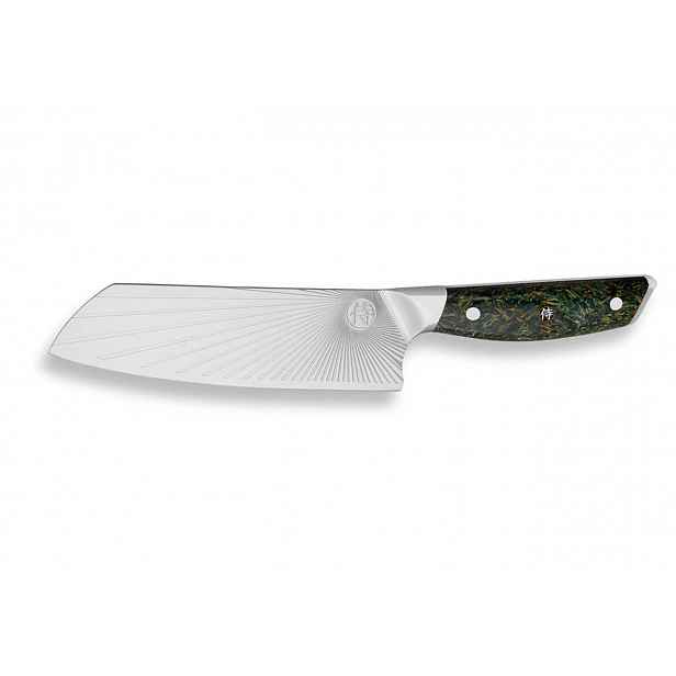 Nůž Santoku 185 Dellinger Sandvik Nortern Sun Green
