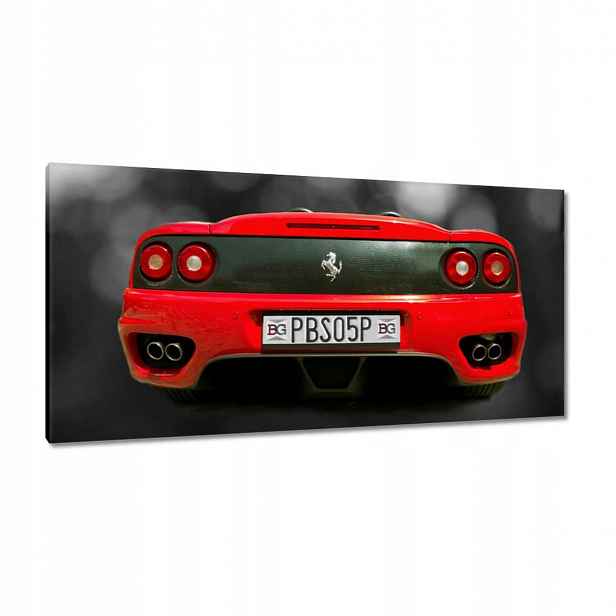 Obrazy 115x55 Červené Ferrari