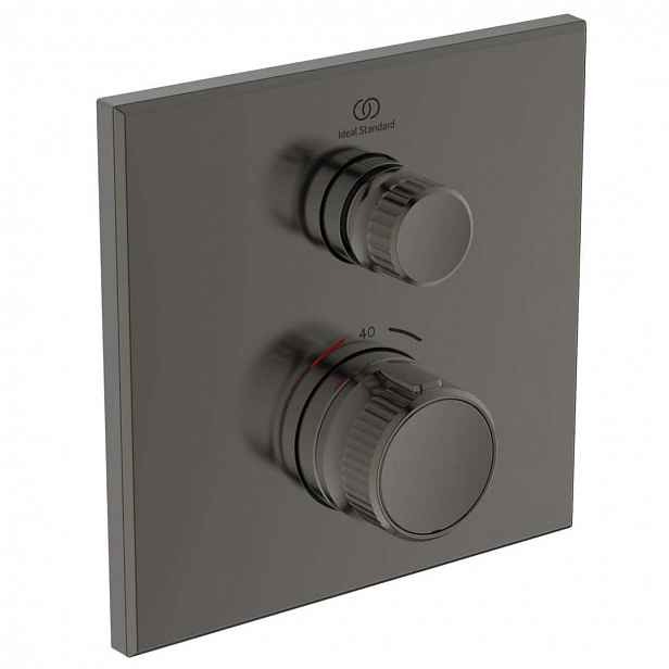 Ideal Standard CeraTherm Navigo - Termostatická sprchová baterie pod omítku, Magnetic Grey A7301A5