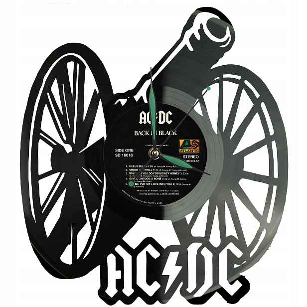 Ac-dc Acdc/dc Nápad na Dárek Nástěnná Dekorace z vinylové desky