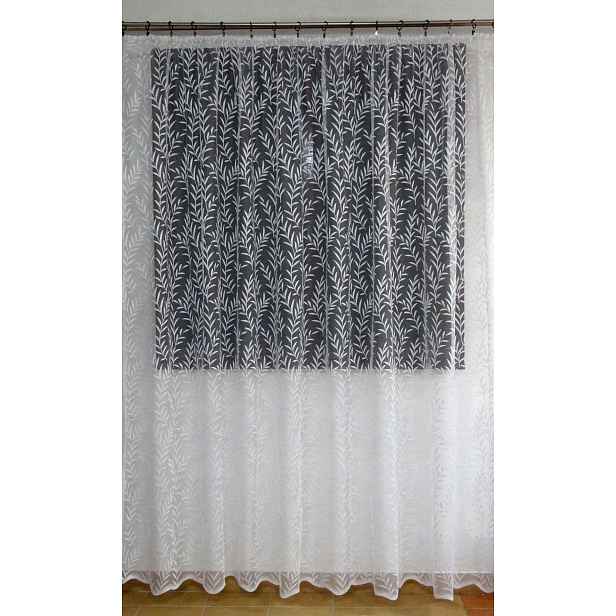 Mg Záclona 618/378 Bílá 250X250 cm Hotová S Páskou M