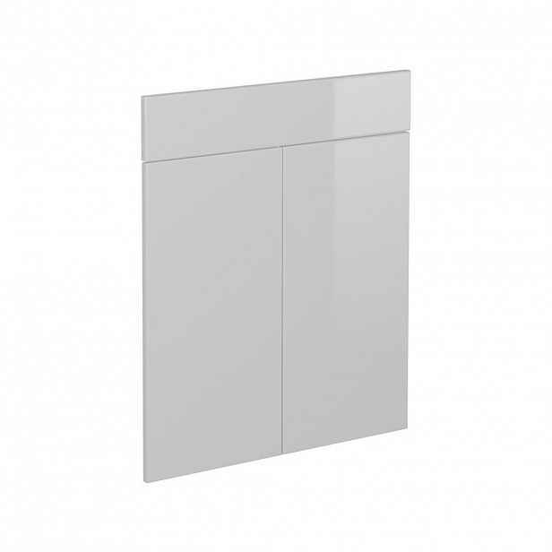 Vicco KUCHYŇSKÁ DVÍŘKA R-Line Bílá vysoký lesk 59.6 x 70.8 cm nábytková čela pro spodní skříňku se zásuvkami