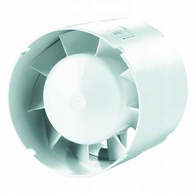 125VKO1T Kanálový ventilátor 125 mm Tim|er Wc Vents