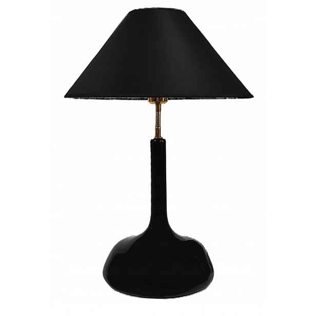 Lampa lampa Ceramicová noční stolní stínidlo 1C008 černá