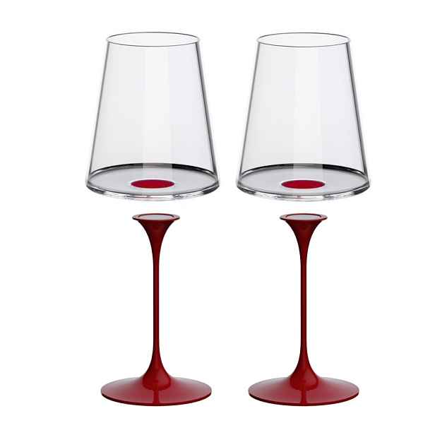 Sada 2 sklenice na červené víno + 2 stopky Trebonn SplitGlass Barva: červená