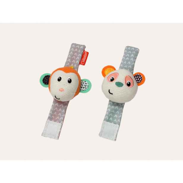 Infantino Chrastítka na ruku Opička & Panda