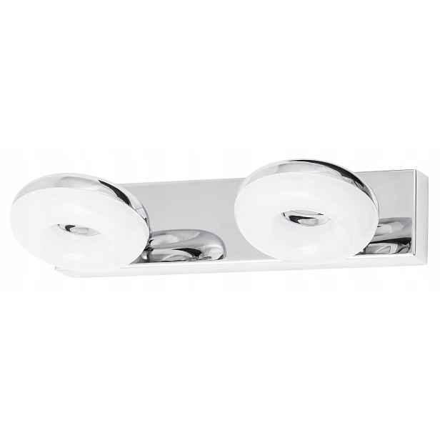 Koupelnové nástěnné Led svítidlo dvojitý chrom neutrální barva IP44 Rabalux