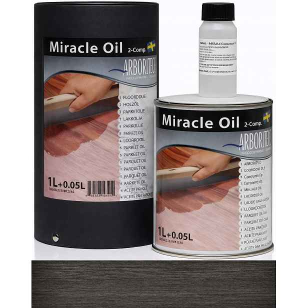 Arboritec Miracle Oil Black Černý 1,05L olej 2K na dřevěné podlahy