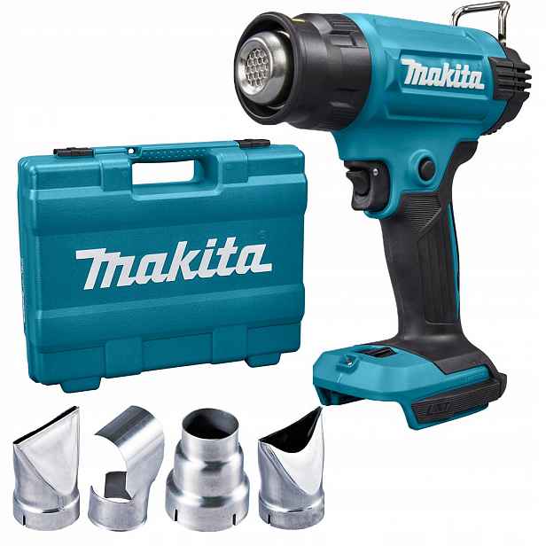 Horkovzdušná Pistole 18V Lxt, 150 550 °C, 150/220 l/min, Makita DHG181ZK
