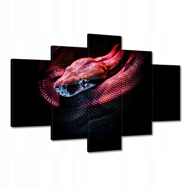 Obrazy 120x80 Červený had