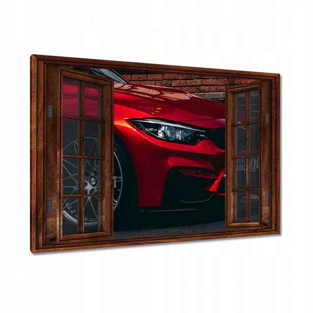 Obrazy 120x80 Červené Bmw Auto