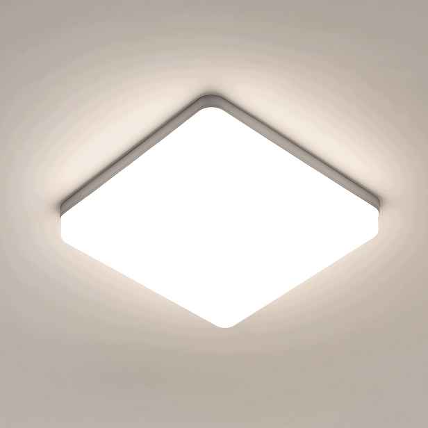 Čtvercové Led stropní svítidlo, 36 W, 4000 K, IP44, do ložnice