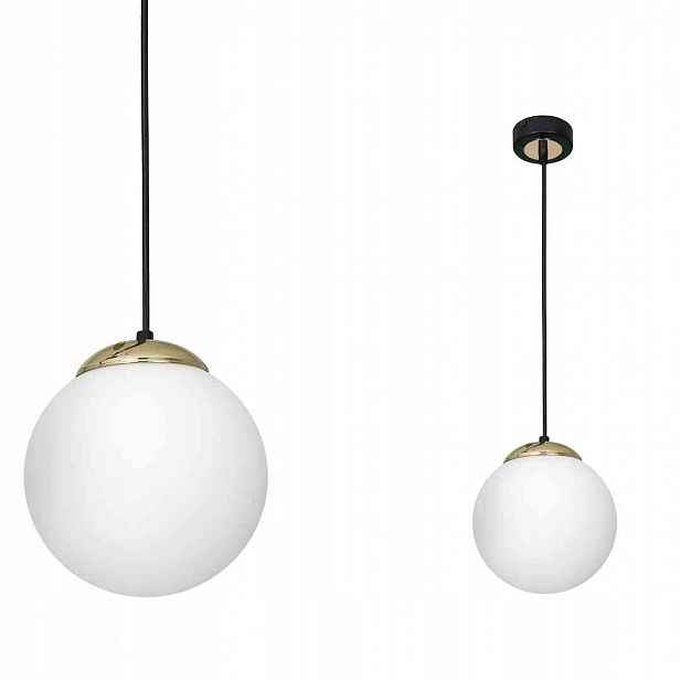 Milagro Závěsná lampa Sparta MLP6495 Černá Zlatá E27 25 cm Nastavitelná