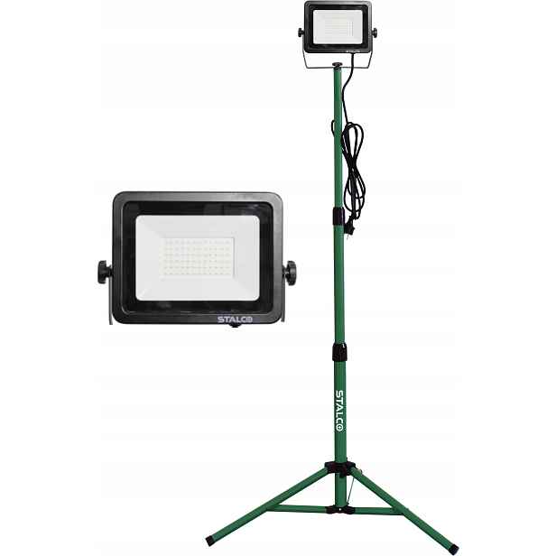 Stavební Reflektor, Led Lampa, Reflektor Na Stativu 50W Stalco