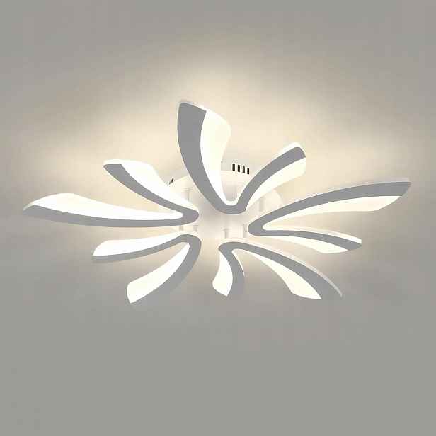 Stropní závěsné Led svítidlo lustr bílý moderní 50W 4500K