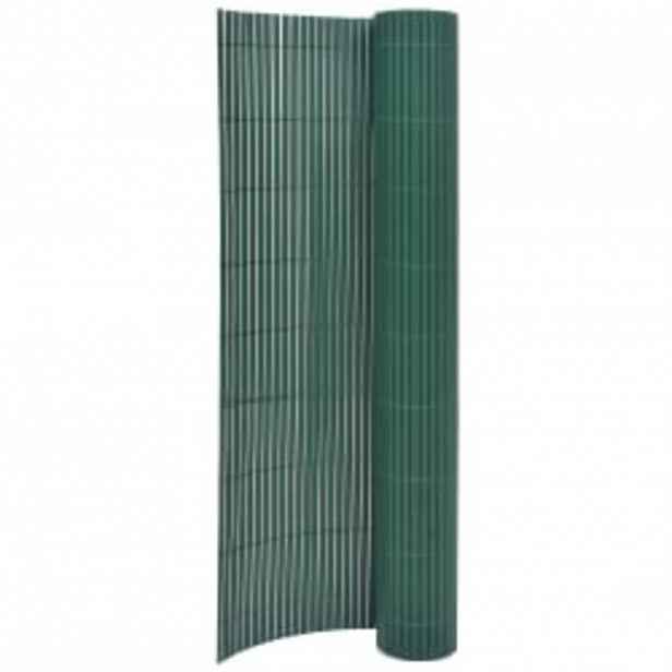 vidaXL Oboustranný zahradní plot 110 x 400 cm zelený