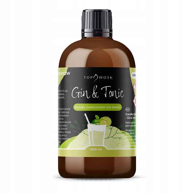 Vonný olej na svíčky Gin&Tonic 500 ml, vůně do parafínového vosku