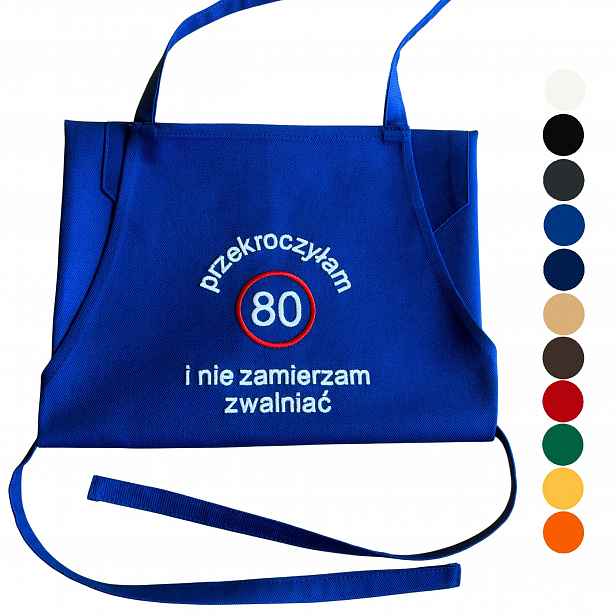 Vtipný Dárek K 80. Narozeninám Pro Ženu Babičky, Kterou Máme, A Tetičku, Zástěru S Výšivkou