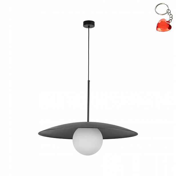 Závěsná lampa Slate Black Glass 10637 Tk Lighting