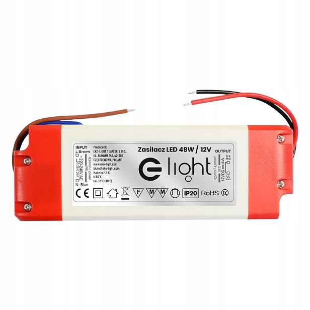 Led zdroj 48W IP20
