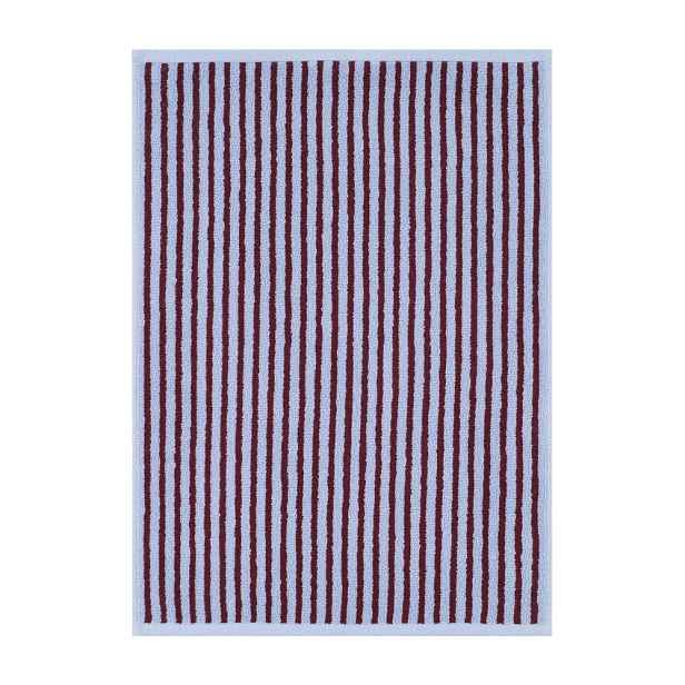 Vínový/světle modrý bavlněný ručník 50x70 cm Dixie – Jotex
