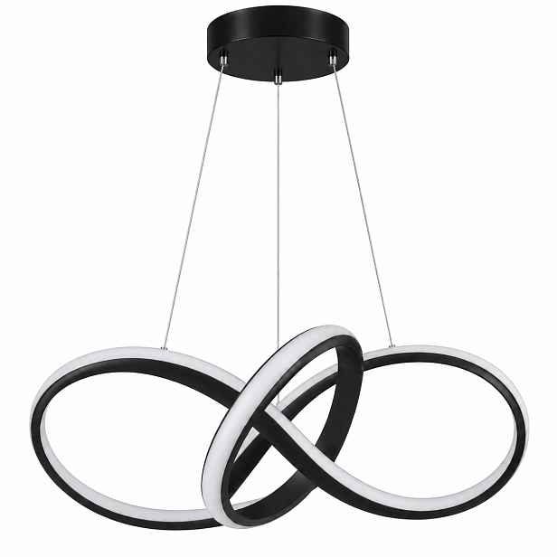 Závěsná Led lampa Paco Home Nora 40W 3100lm černá, bílá, moderní