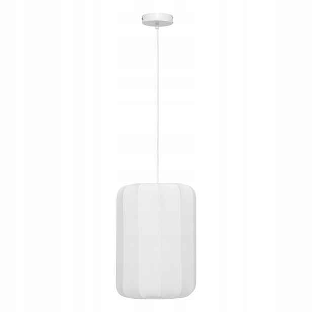 Závěsná Bílá Bavlněná Stropní Lampa Moderní 25 X 123 CM E27 Tobě