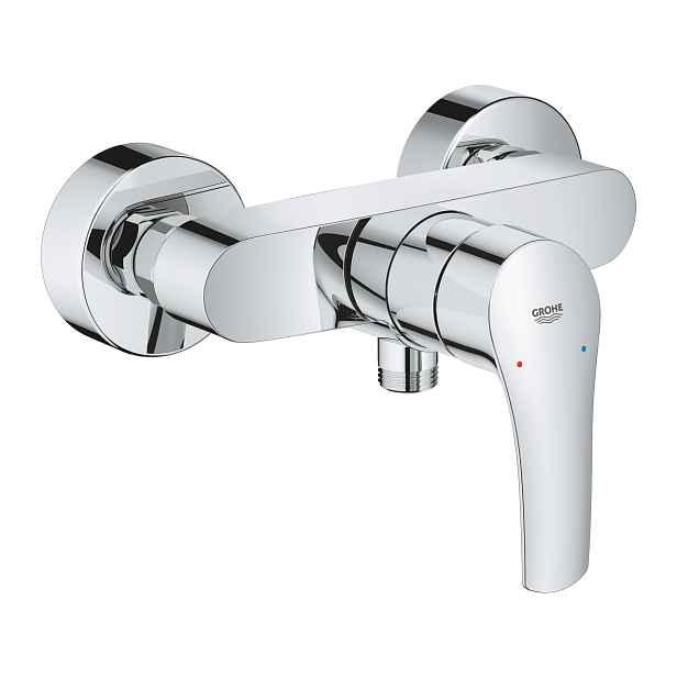 Baterie sprchová nástěnná Grohe Eurosmart 150 mm chrom bez přepínače