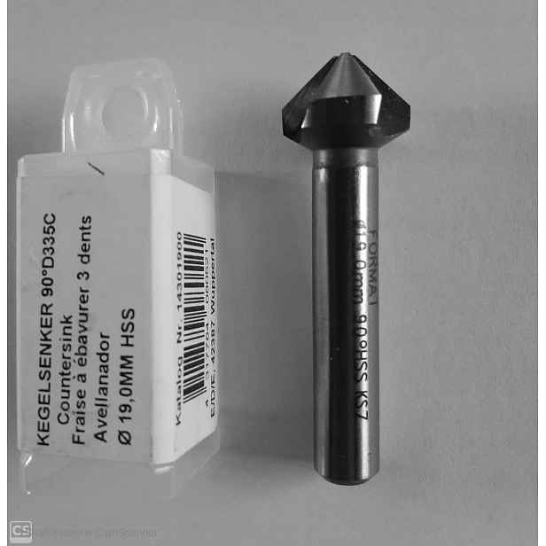Kónický záhlubník Hss Format 90 st fi 19 mm