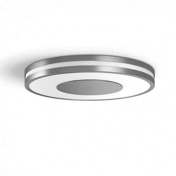 Philips Hue Being - Chytré stropní LED svítidlo, průměr 35 cm, s ovladačem, hliník 929003055201