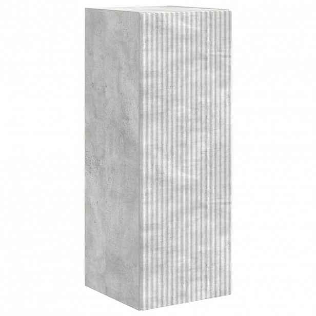 vidaXL TV wall cabinet 30 x 31 x 80 cm betonově šedá Kompozitní dřevo