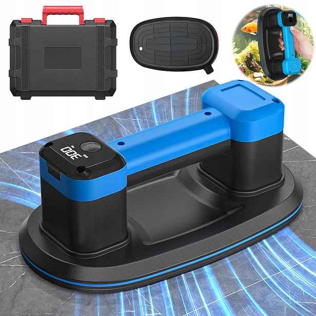 Přísavka Na Dlaždice Glazury Skel Vakuová Nosnost 300 Kg 3600 Mah