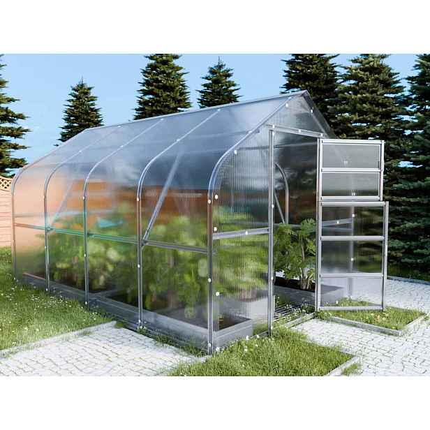 Zahradní skleník LEGI ONION R 12 x 2,5 m, 6 mm MT25012006D