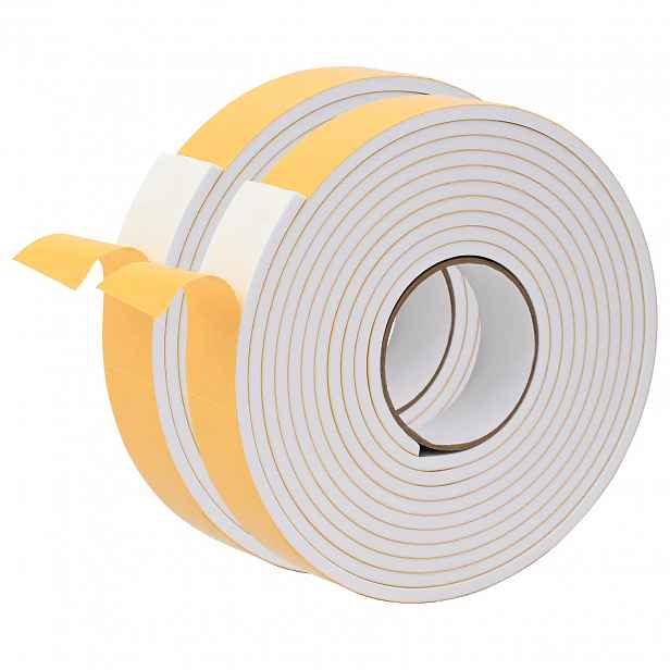 vidaXL Samolepicí pěnová páska 2 ks Bílá 30mm x 5m Pěna CR