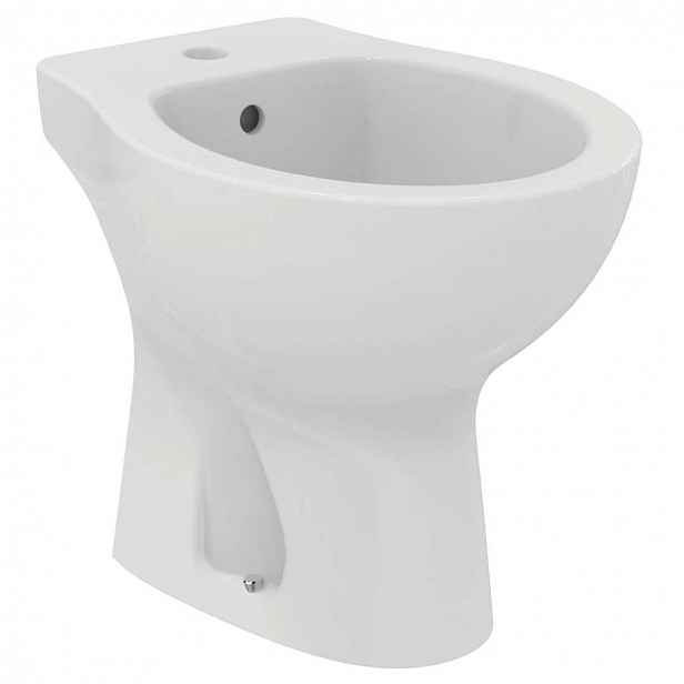 Ideal Standard Eurovit - Stojící bidet, 360x500 mm, s přepadem, otvor pro baterii, bílá E877401