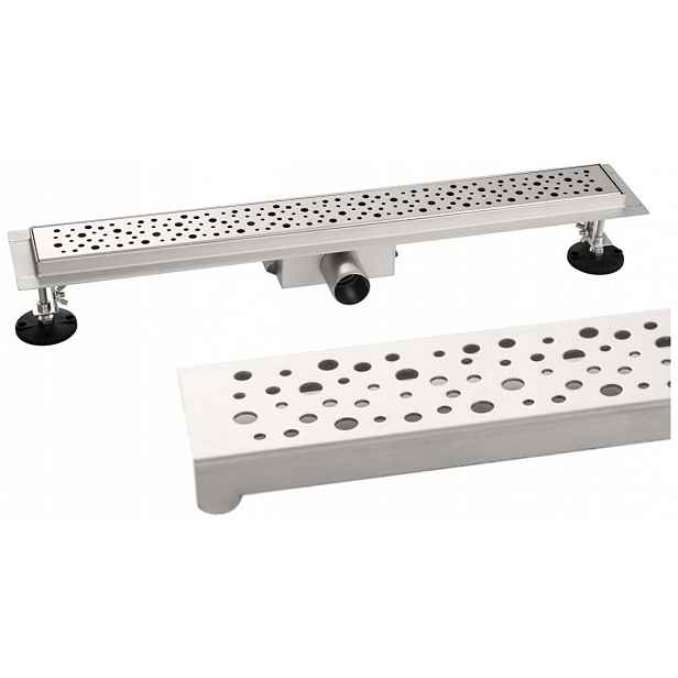 Lineární Odtok Sprchový Pod Obklad 80 CM Řecký Vzor