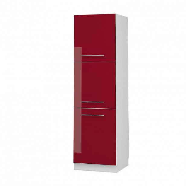 Vicco VYSOKÁ SKŘÍŇ Fame-Line, Bordó červená vysoký lesk/Bílá, 60 cm
