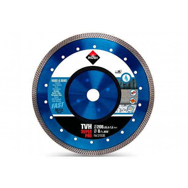 diamantový kotouč turbo Viper Tvh 200/25,4 mm, Superpro, Rubi [31936-RUBI]