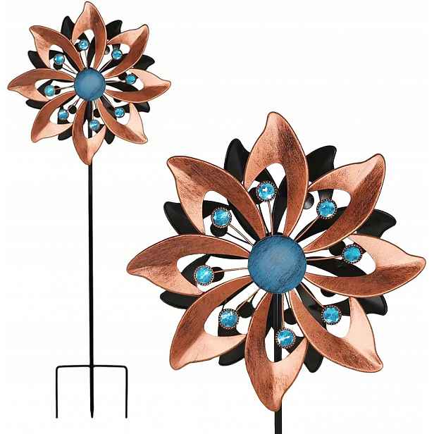 Zahradní Kovový Ventilátor Dvojitý 145CM
